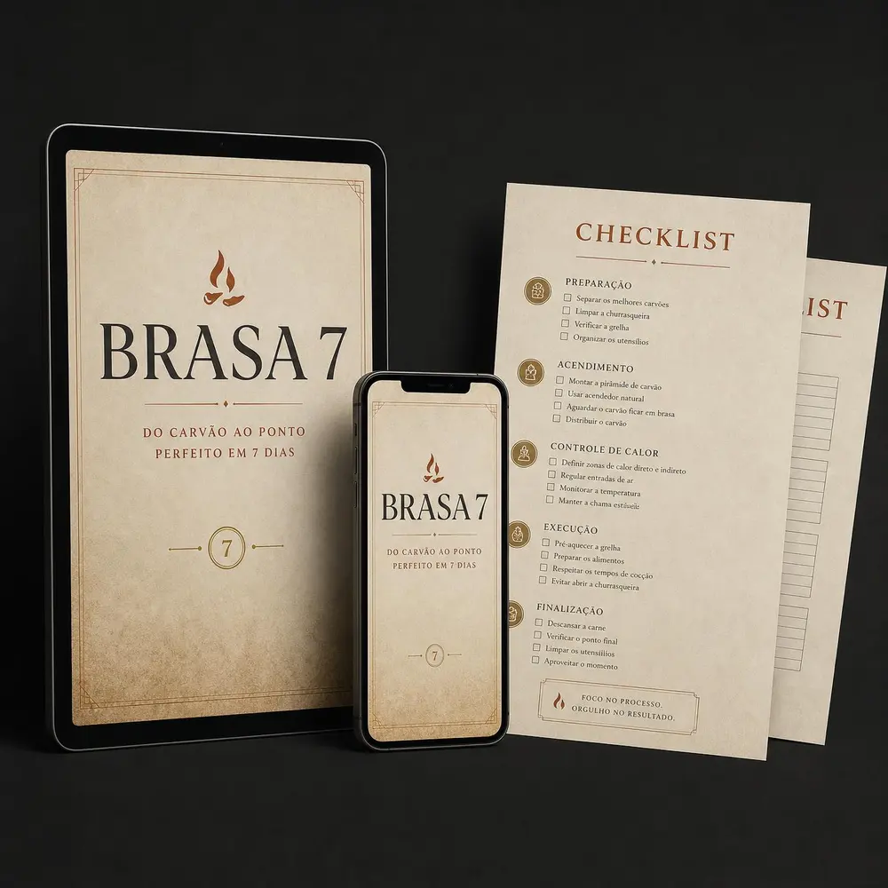 eBook BRASA 7 e materiais de apoio no tablet e no celular